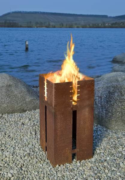 Keilbach Feuerstelle FERRUM - optional mit Grillrost!
