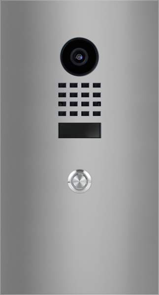 Frabox Edelstahl - Unterputztürstation MAVEA mit DoorBird Videotechnik und LED-Taster