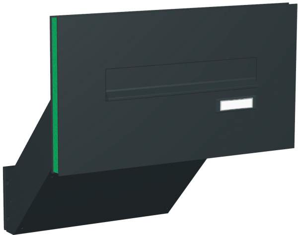 Frabox Briefkastenanlage Türseitenteil schräge Kästen Modell T3