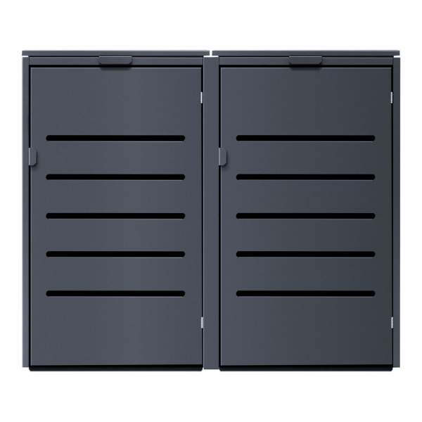 Premium Mülltonnenbox Silent Pro Alu