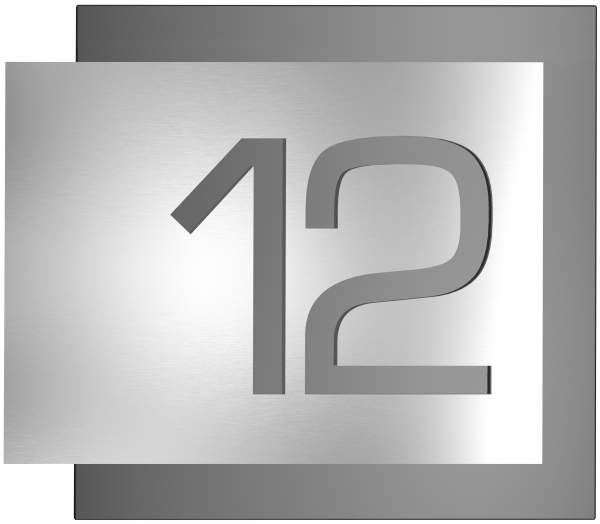 Frabox Hausnummernschild SHAPE