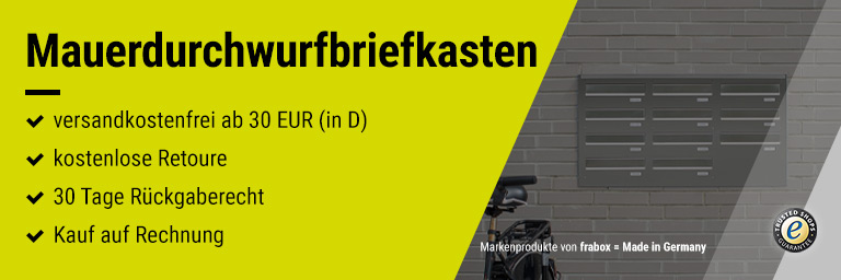 Durchwurfbriefkasten