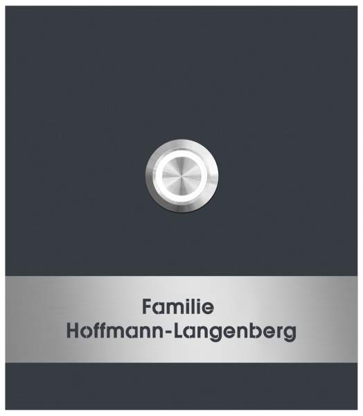 Frabox Klingelplatte SKIVE LED für Unterputzmontage