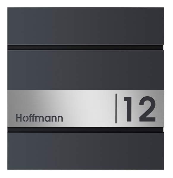 Frabox Design Briefkasten LENS Anthrazitgrau %