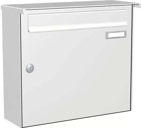 Aufputzbriefkasten mit eckiger Verkleidung Modell A1 %