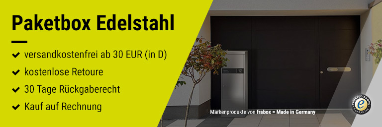 Paketbox Edelstahl