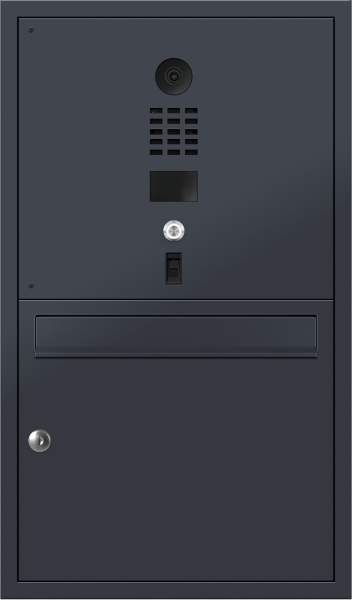 Frabox Unterputz-Briefkasten OLEVA mit DoorBird-Videotechnik und Fingerprint