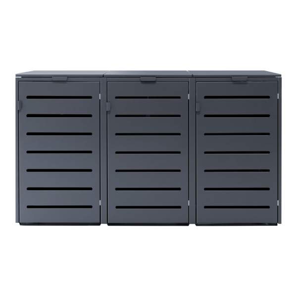 Premium Mülltonnenbox Silent Pro Alu