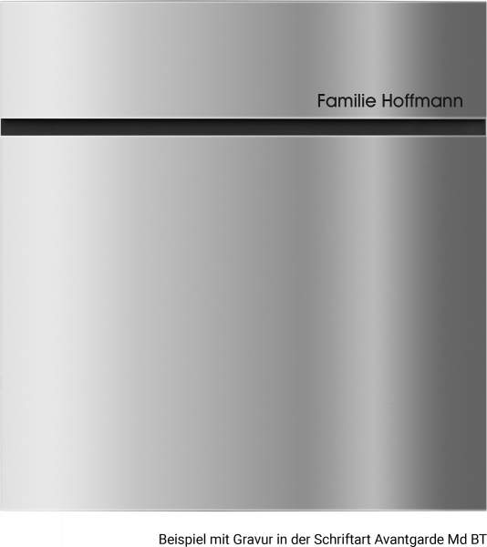 Frabox Edelstahl Design Briefkasten LEVARA %