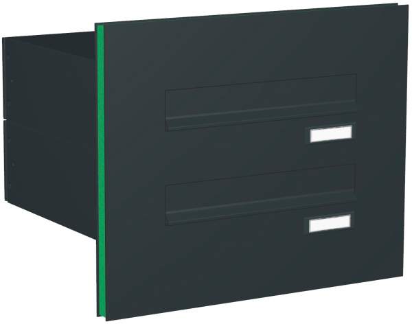 Frabox Briefkastenanlage Türseitenteil gerade Kästen Modell T1