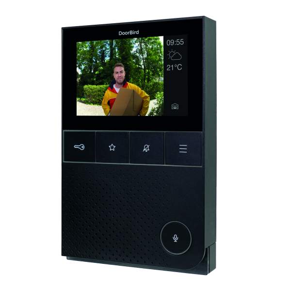 DoorBird IP Video Innenstation A1101 Black Edition Aufputzmontage