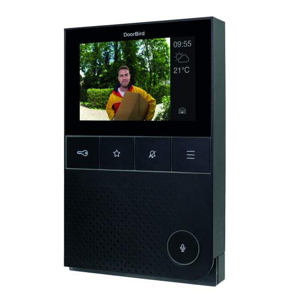 DoorBird IP Video Innenstation A1101 Black Edition Aufputzmontage