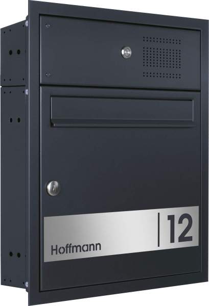 Frabox Unterputz-Briefkasten OLEVA mit Sprechsieb und Klingel %