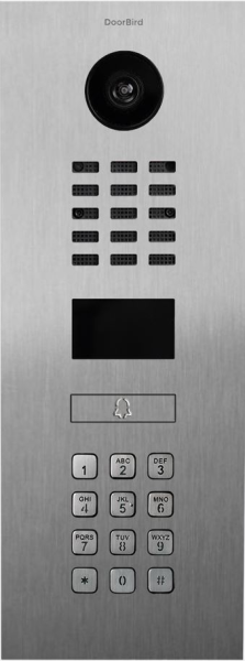 DoorBird Edelstahl IP Video Türstation D2201KV, mit Keypad Modul