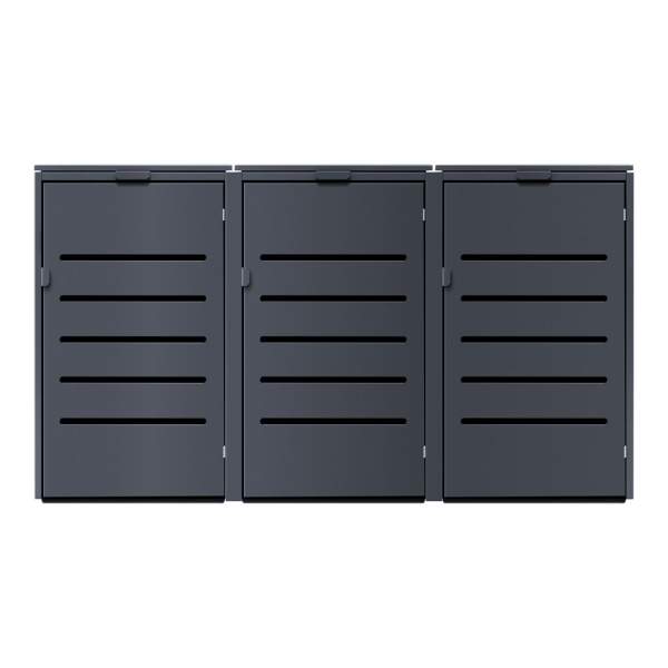 Premium Mülltonnenbox Silent Pro Alu