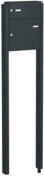 Frabox Freistehende Briefkastenanlage mit Klingeln Modell F3