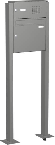 Frabox Freistehende Briefkastenanlage mit Klingeln Modell F3