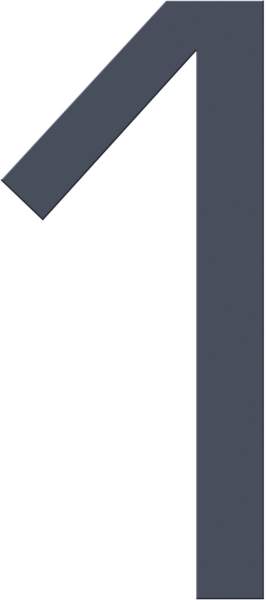 Frabox Hausnummer NURO Anthrazitgrau