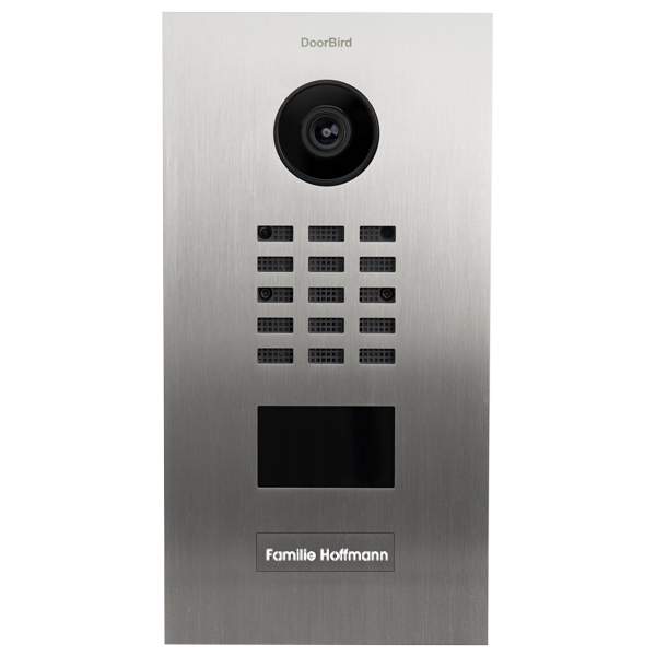 DoorBird IP Video Türstation D210xV, Edelstahl V2A, gebürstet