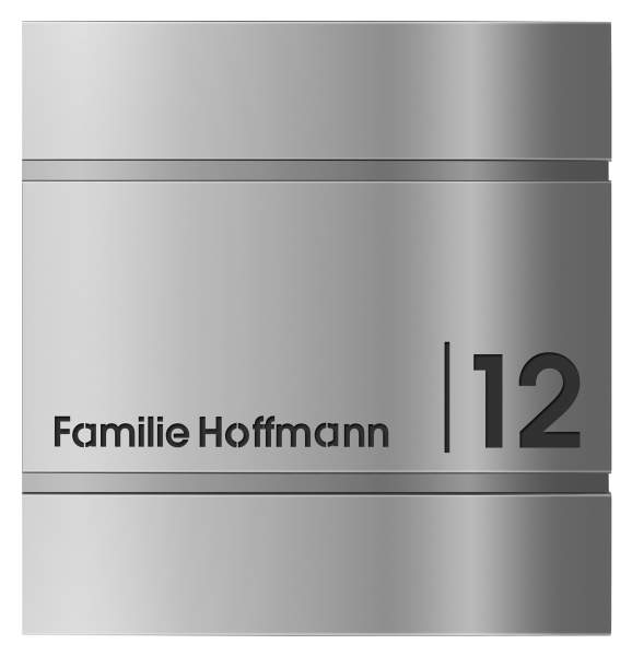 Frabox Edelstahl Design Briefkasten LENS