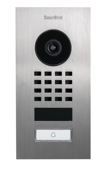 DoorBird IP Video Türstation D1101V, Edelstahl V2A, gebürstet, Unterputzmontage