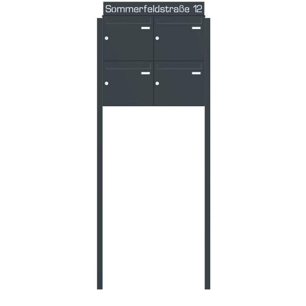 Frabox Design LEVIRO Briefkastenanlage freistehend