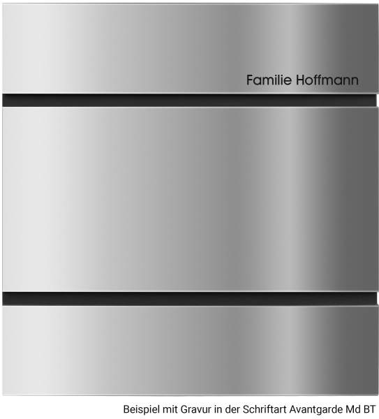 Frabox Edelstahl Design Briefkasten LENS %