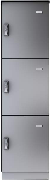 Frabox Edelstahl Paketfachanlage VASTO