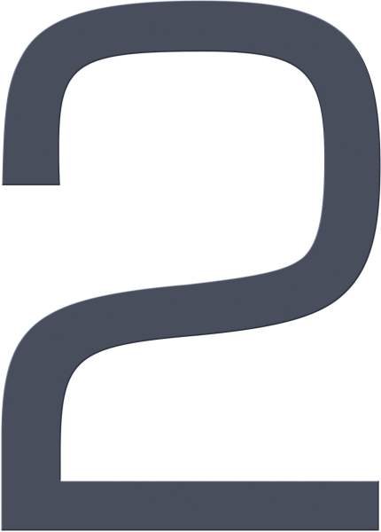 Frabox Hausnummer NURO Anthrazitgrau selbstklebend