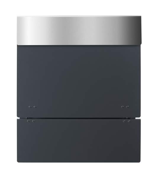 Frabox Design Zaunbriefkasten NAMUR Anthrazitgrau / Edelstahl