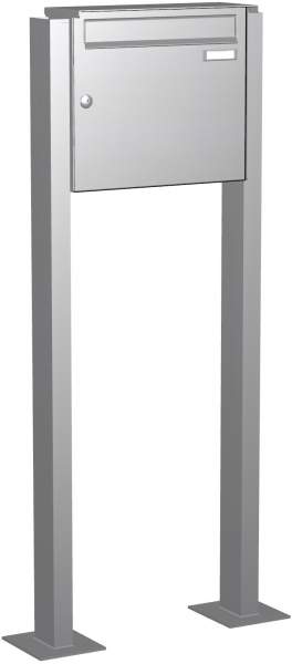 Frabox Freistehende Edelstahl Briefkastenanlage Modell EF3
