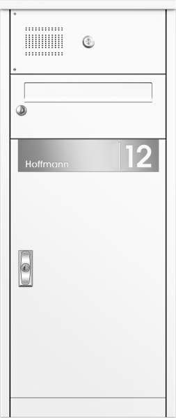 Frabox Brief- und Paketkasten VORLEY mit LED-Klingeltaster und Sprechsieb