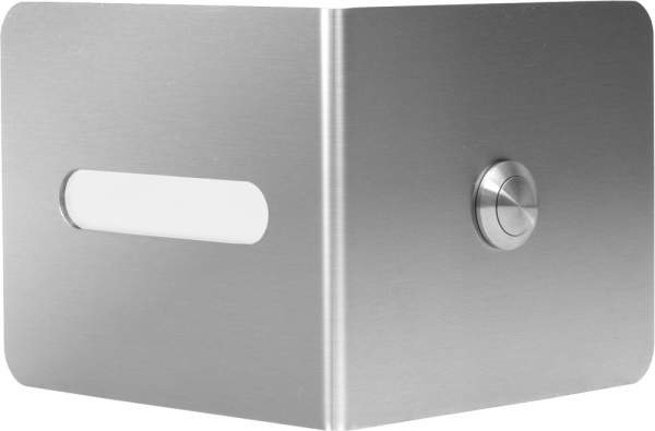 Edelstahl Design Klingelelement EDGE 90°