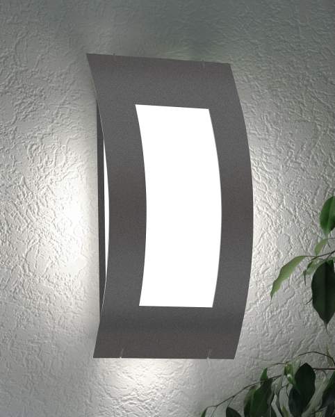 CMD Aussenleuchte Aqua Quadrat dunkelgrau 72